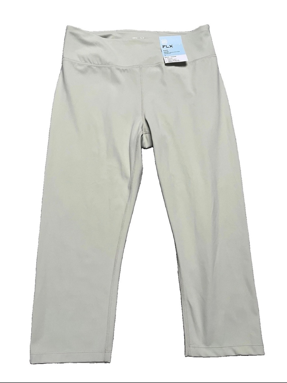 FLX Women's High Rise Capri Leggings “Mint” Size Large NWT Athletic Yoga